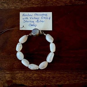 Rainbow moonstone bracelet